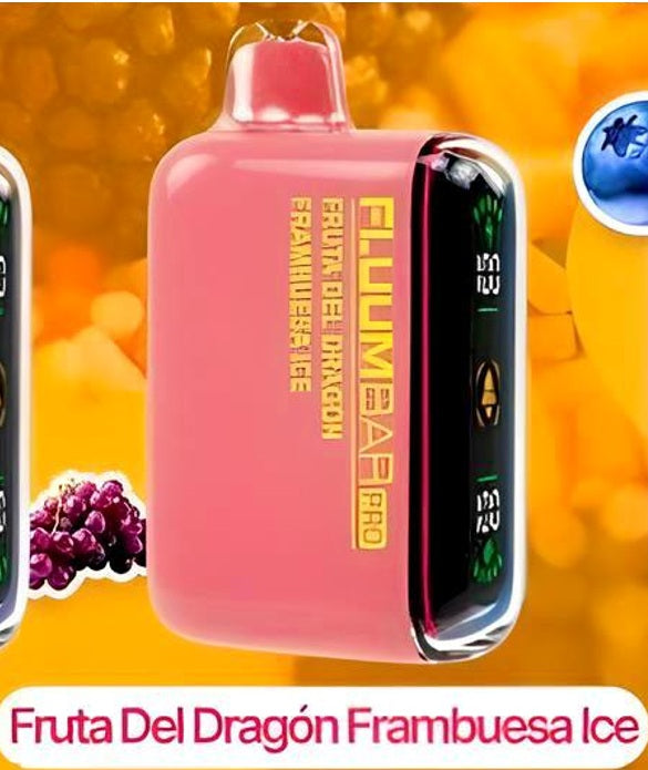 Vaper Fluumbar Pro 30.000 Puff - Vaporizador FRUTA DEL DRAGON FRAMBUEZA ICE