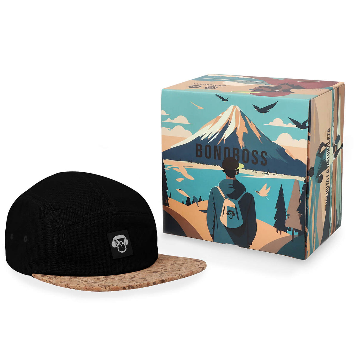 Gorro Corcho 5 Panel Black