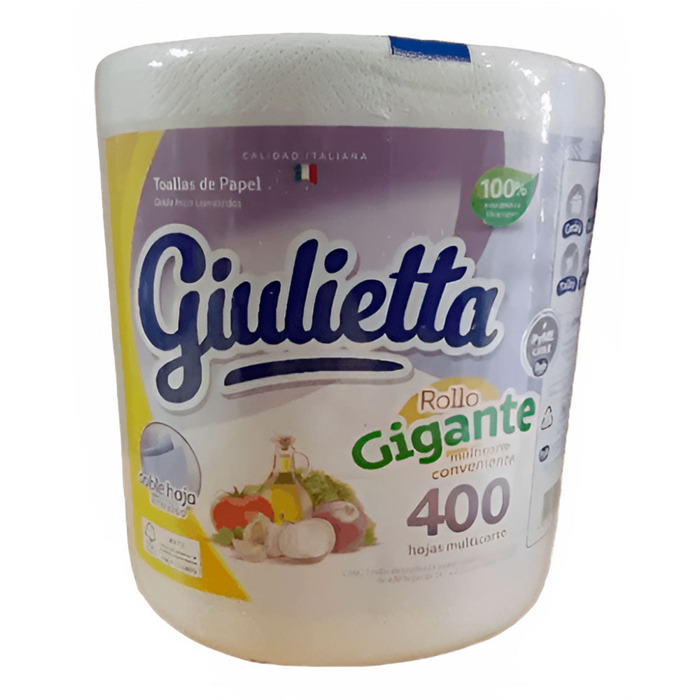 Toalla de papel Gullieta -1 rollo - 400 Hojas c/u