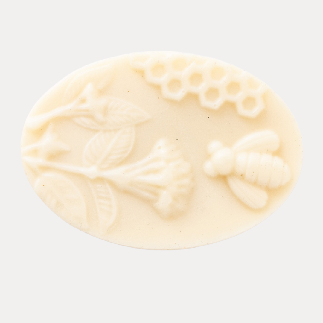 Jabón leche de cabra miel | Diseño Flores
