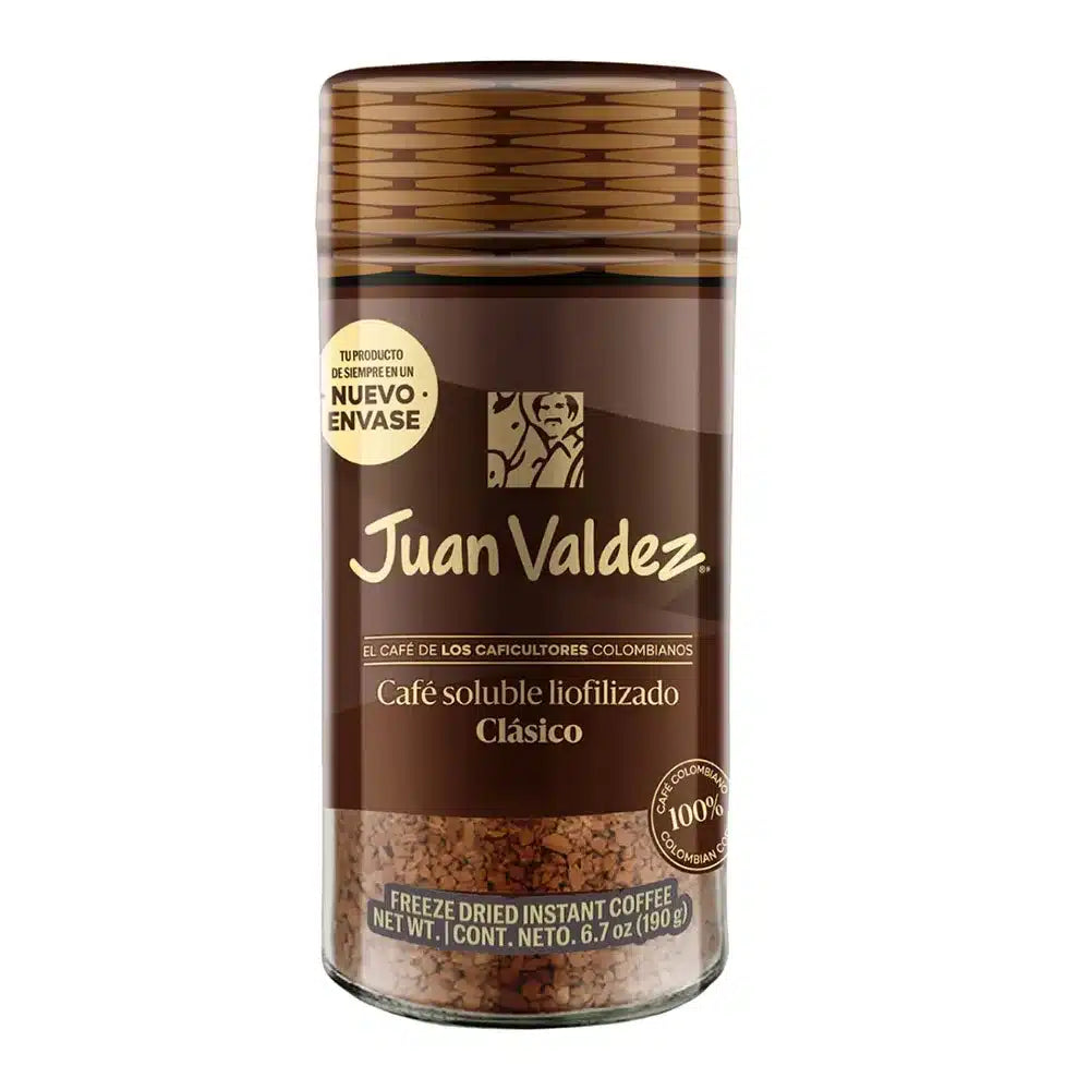 Café soluble liofilizado Juan Valdez Tradicional 95 gr.