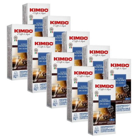 100 Cápsulas Nespresso Kimbo Lungo