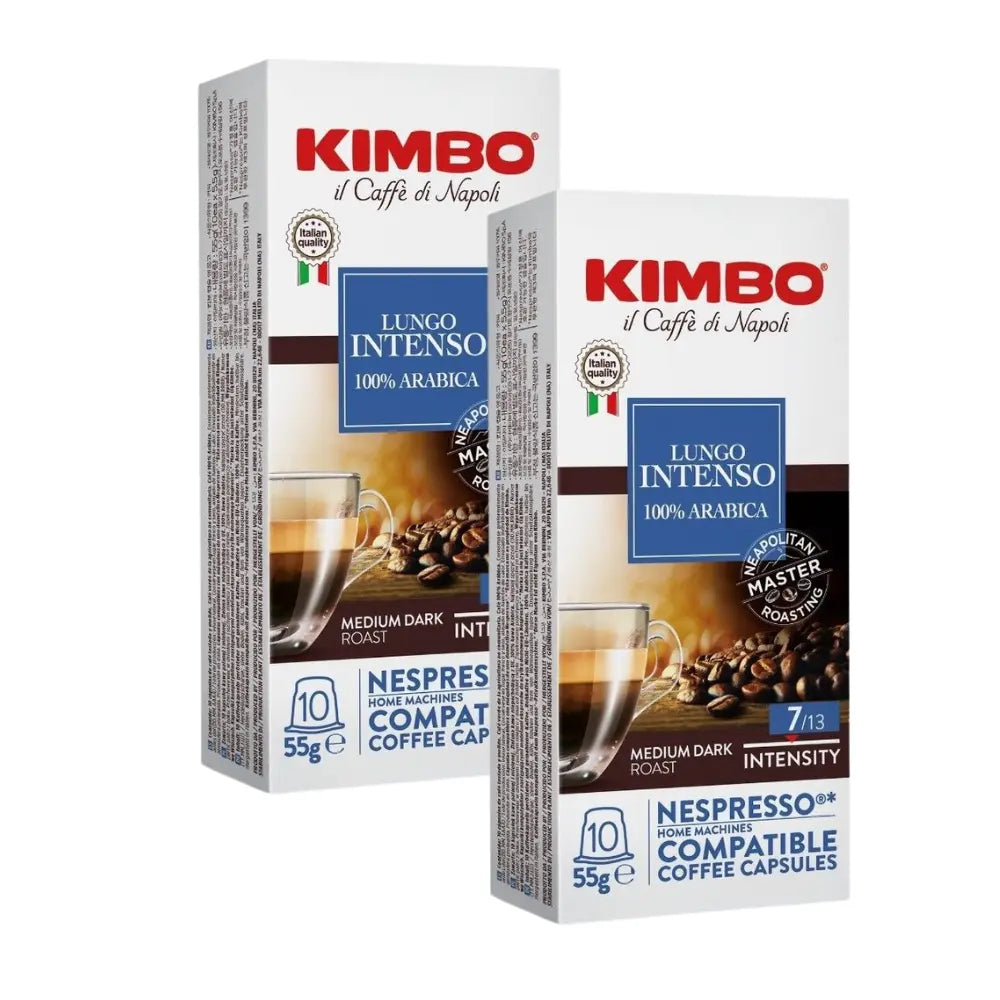 2X - Cápsulas de Café Lungo Kimbo