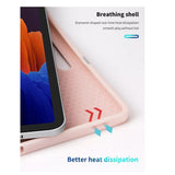 Funda Carcasa Con Ranura Para Samsung Tab S9 Fe+ 12.4 Rosado