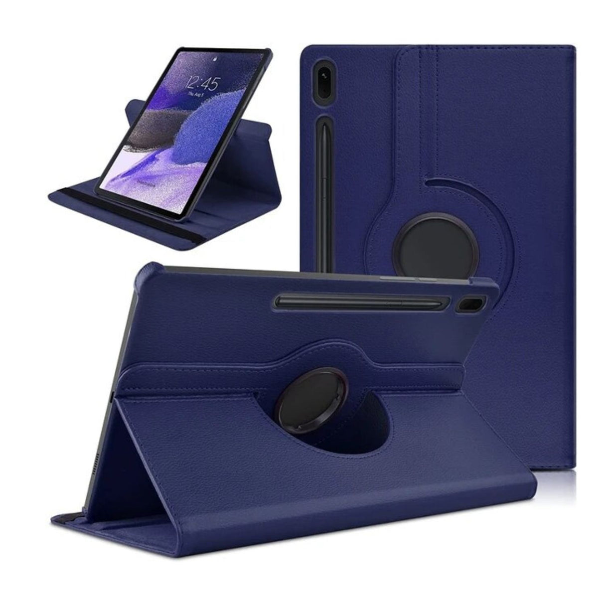 Carcasa Funda Giratoria Para Tablet Samsung S9 Fe 10.9 X510 Azul