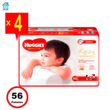 Pañales Huggies Natural Care – Talla Extra Grande(XG) – 56 Unidades