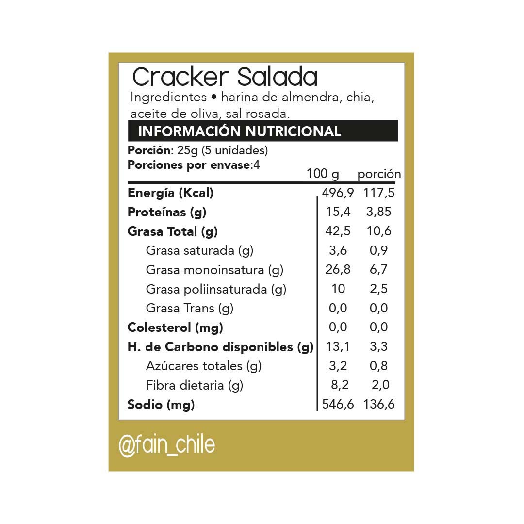 Cracker Salada 150 grs.