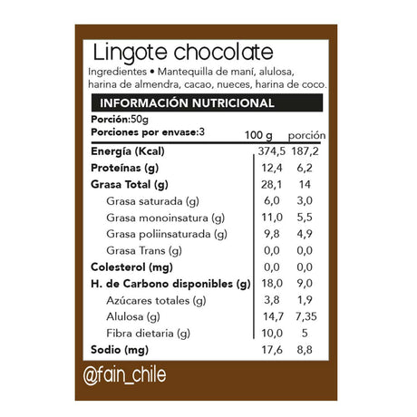 Lingote 150 grs.