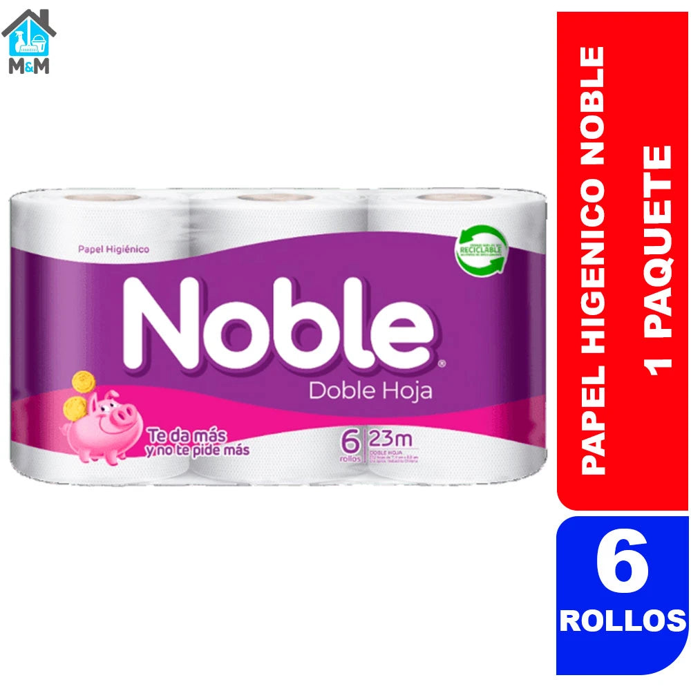 Papel Higiénico – Noble - 6x23 Mts