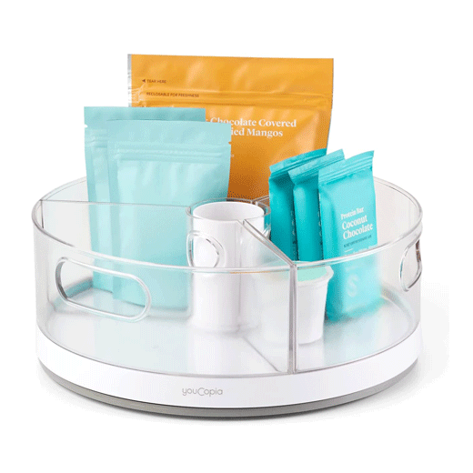 Organizador Giratorio 3 Compartimientos Extraíbles Crazy Susan YouCopia®