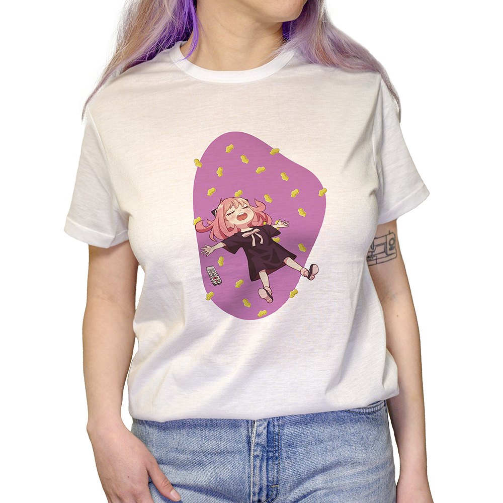 Polera Anya Peanuts Spy X Family Unisex