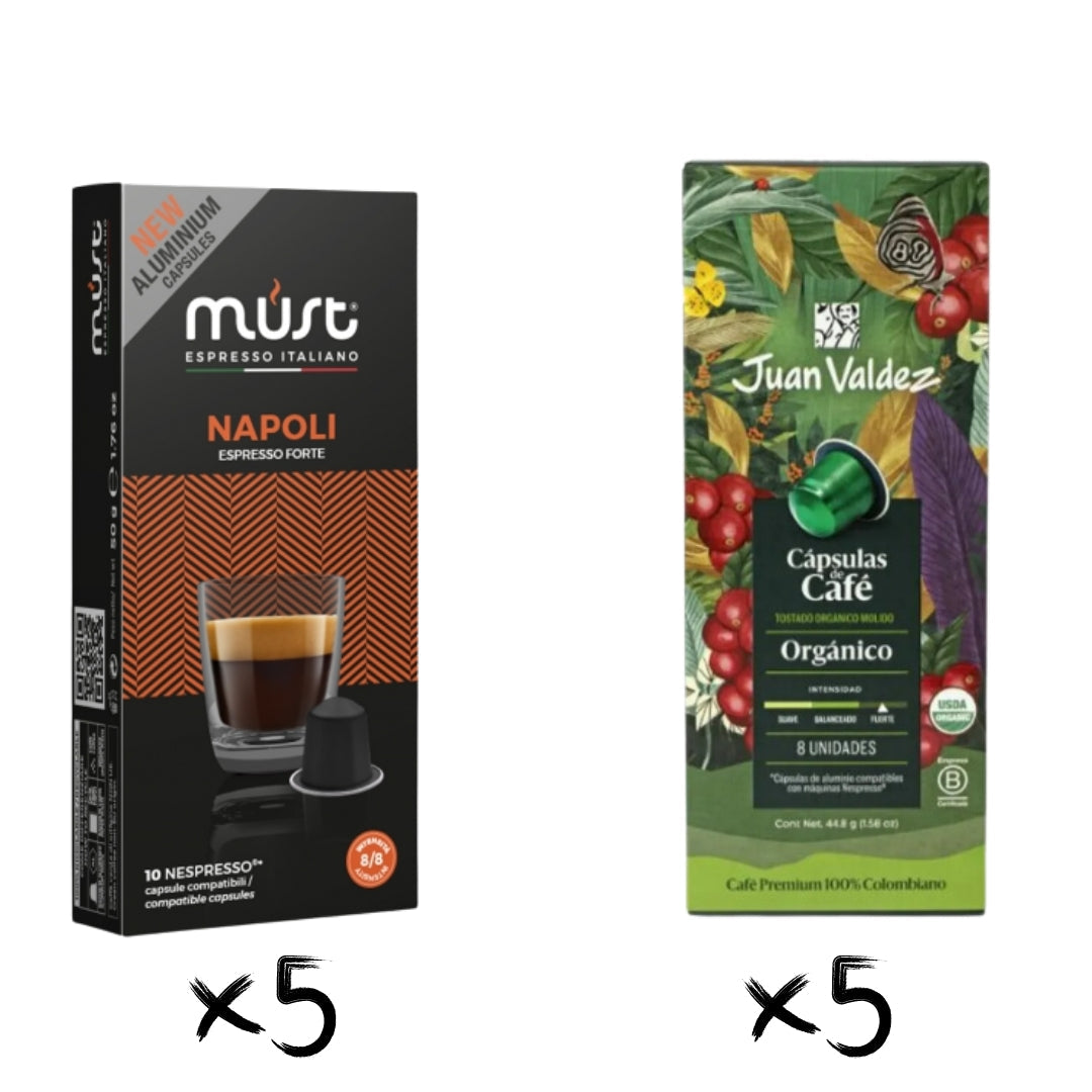 Pack Espresso Intenso 10 Cajas Cápsulas Nespresso®