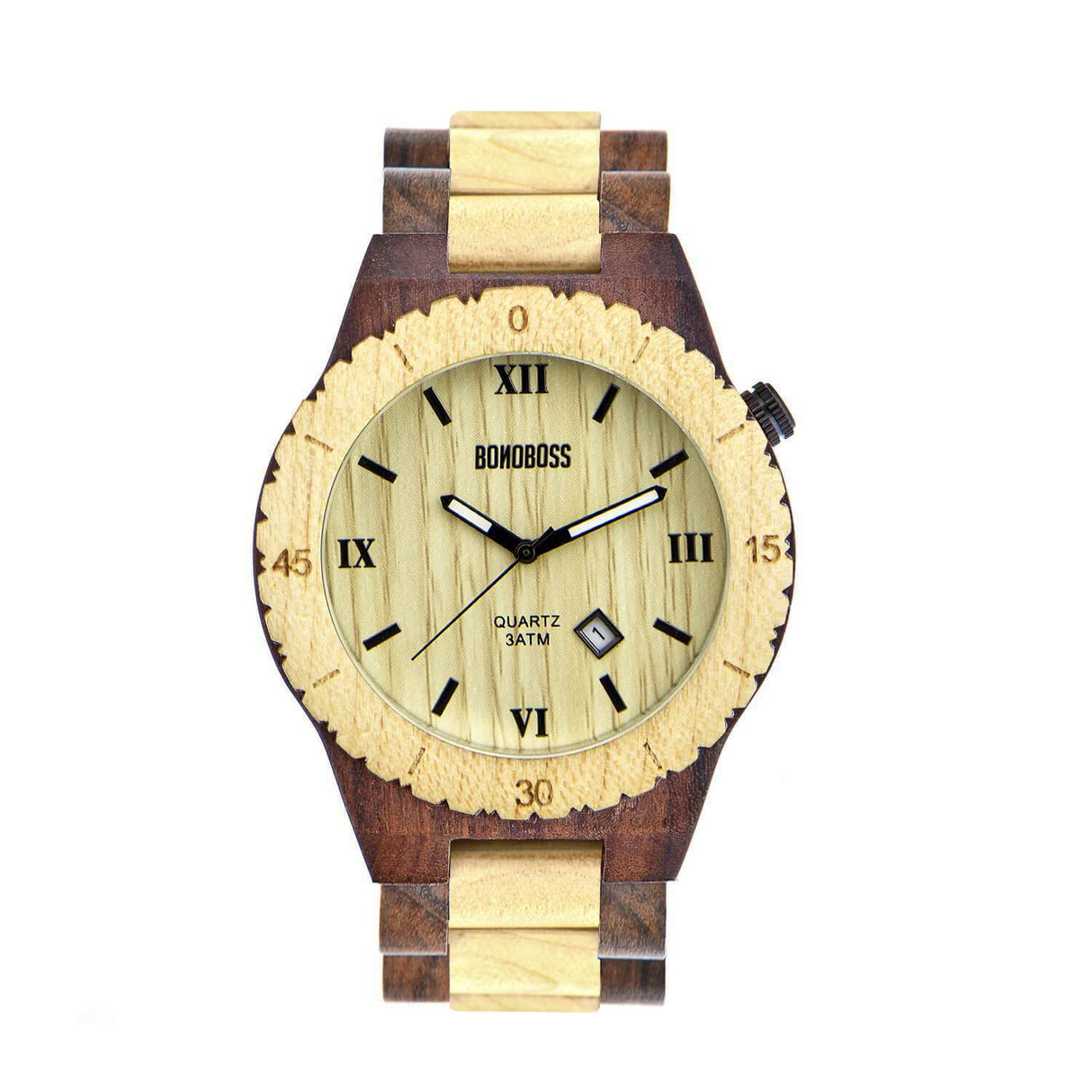 Reloj Séquitor Negro Azul Cuero Café
