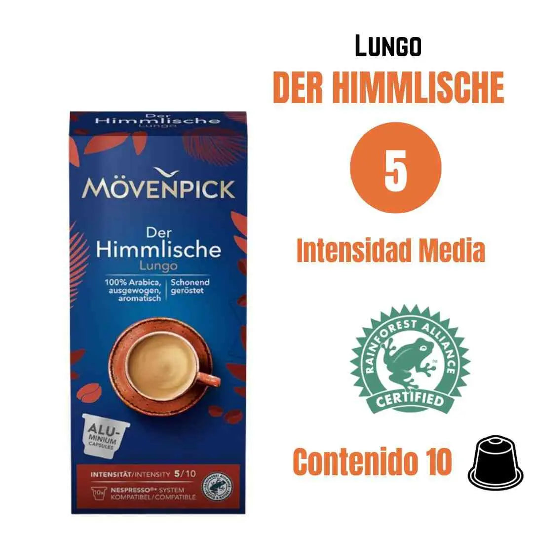 Movenpick Der Himmlische Lungo cápsulas Nespresso®