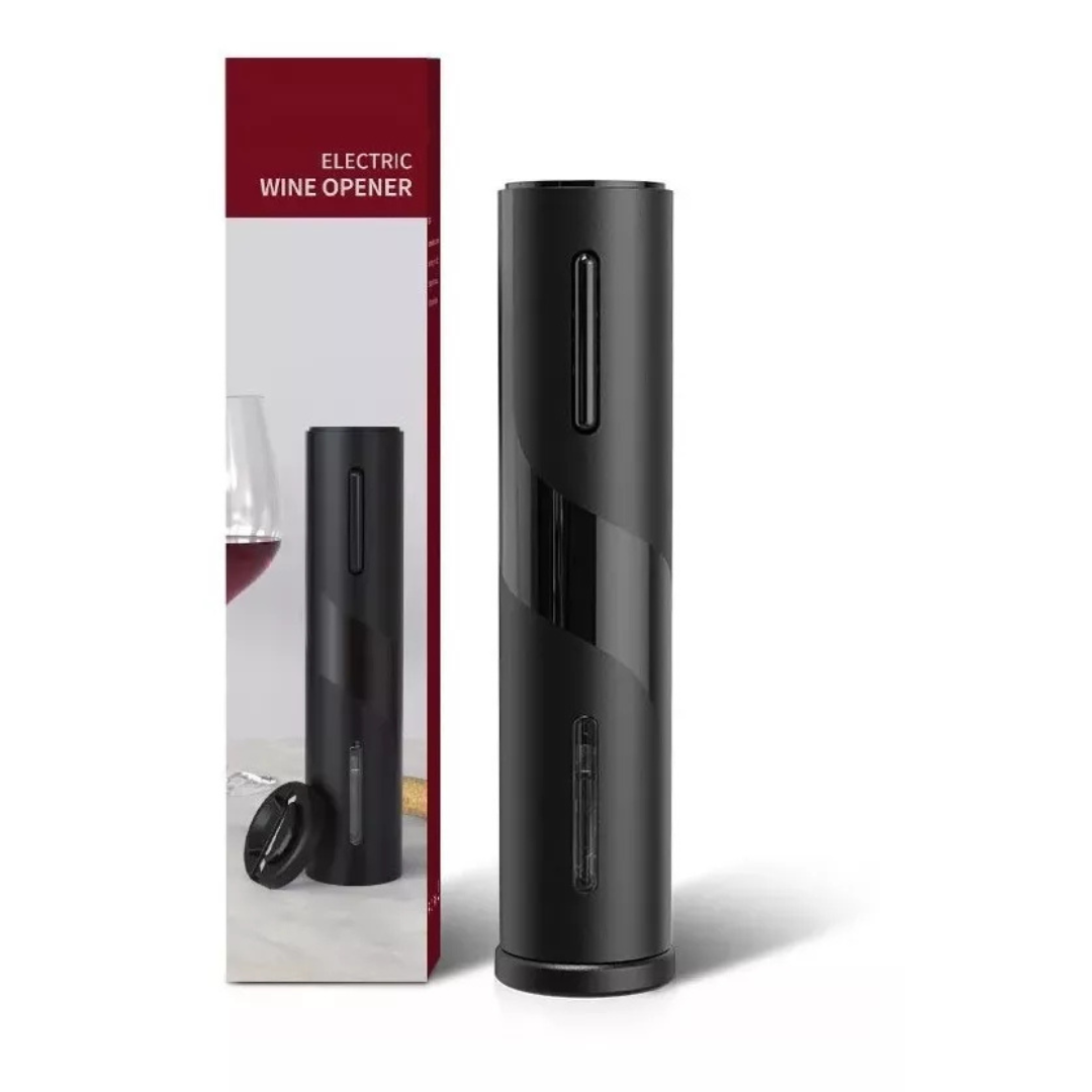 Sacacorchos Eléctrico con Corta Sello y Visor Transparente