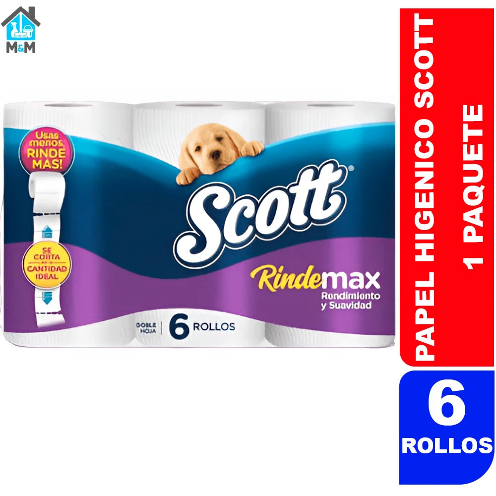 Papel Higiénico – Scott - 6x22 Mts