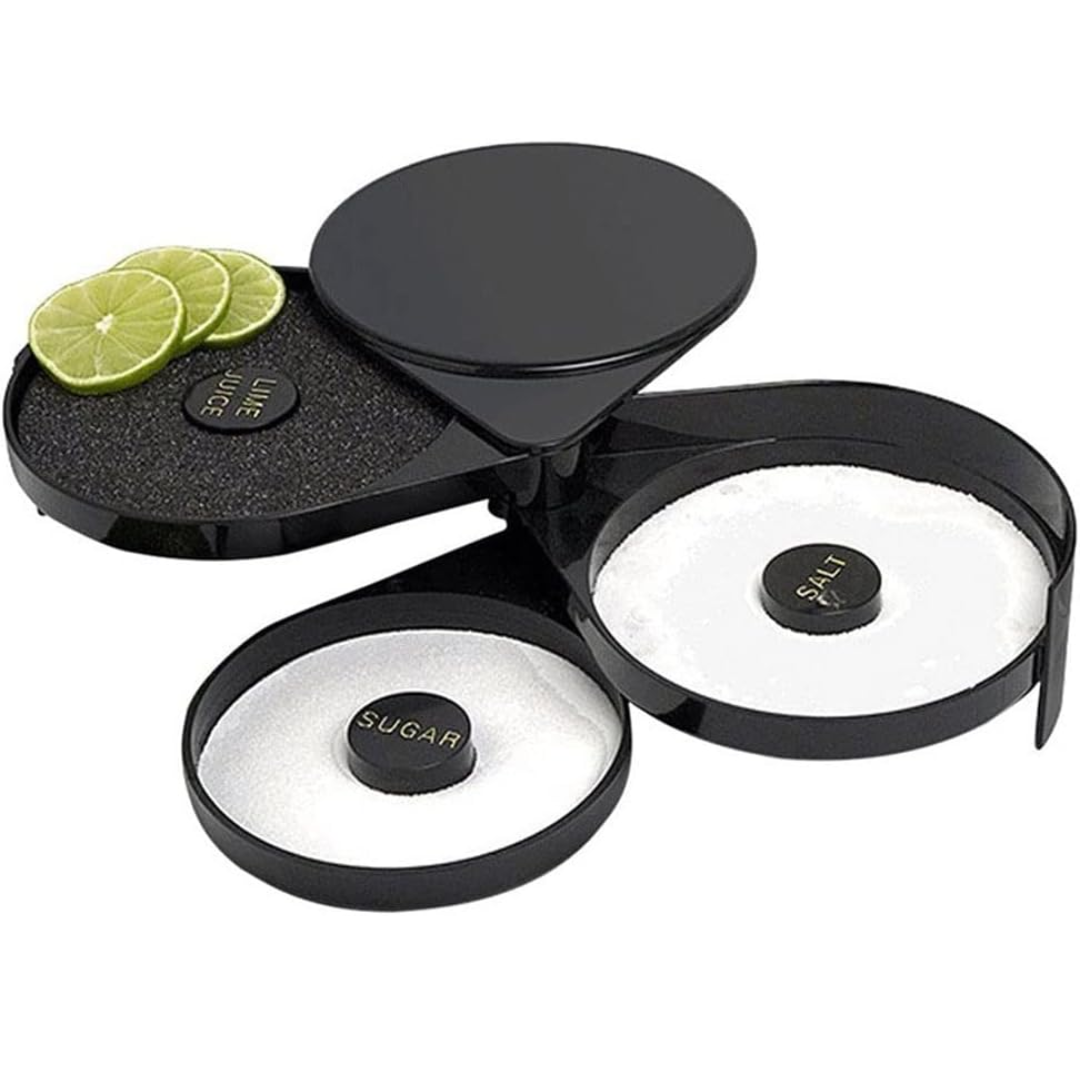 Set Escarchador orillador de Cócteles 3 en 1 para Micheladas y Margaritas