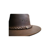 Sombrero de cuero Cafe L