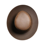Sombrero de cuero Cafe L