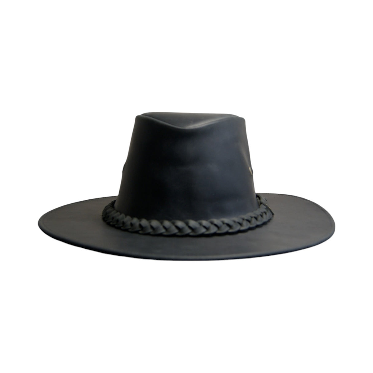 Sombrero de cuero Negro M