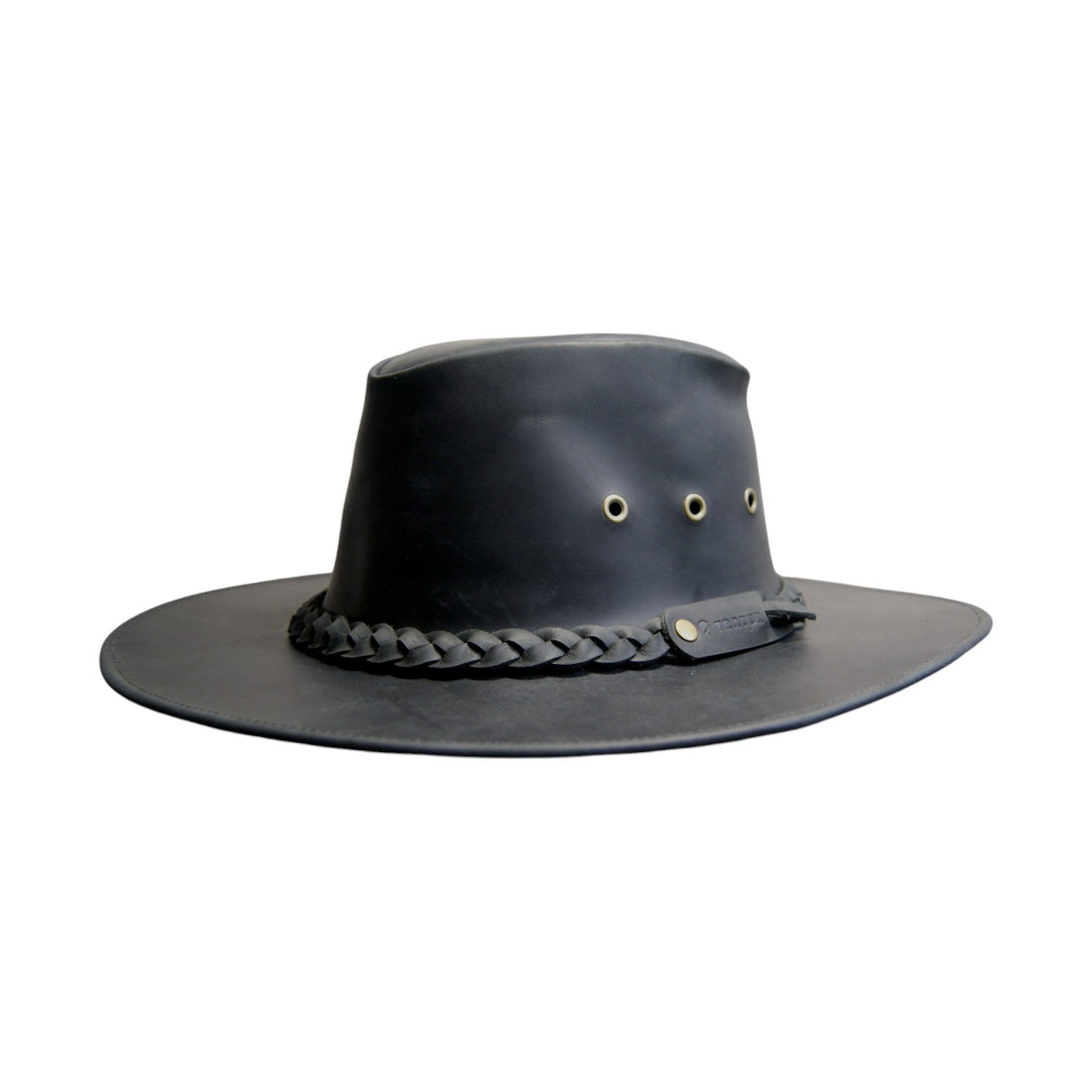 Sombrero de cuero Negro M