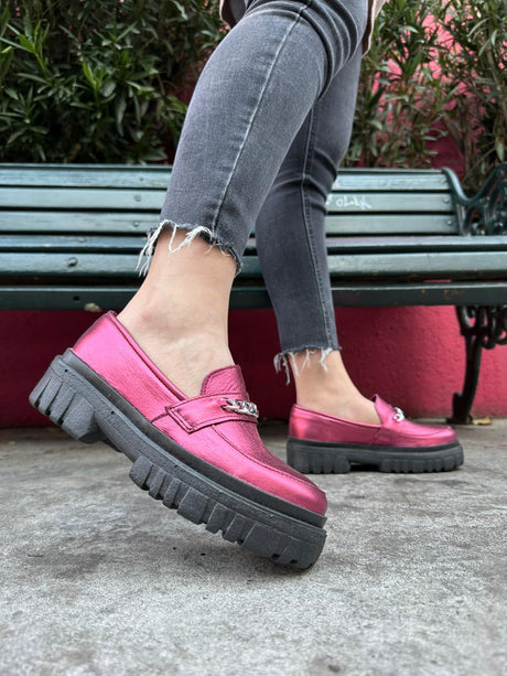Mocasín Cadenas Plataforma Limitado