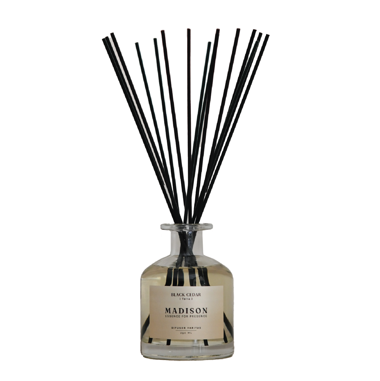 Difusor Transparente 250 ml+Refil 500 Ml Black Cedar Madison