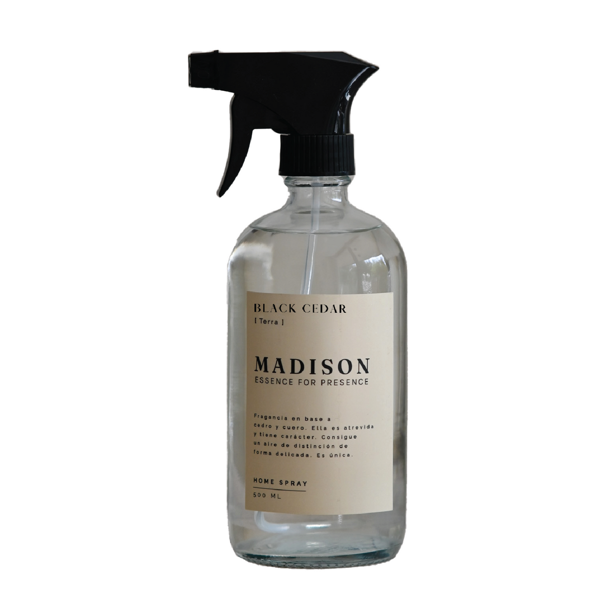 Spray Transparente 500 ML + Refill 1 Lt Black Cedar Madison