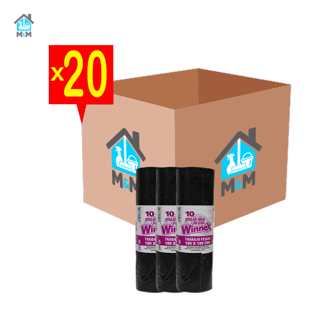 Caja Bolsa de Basura - Winnex - 105x150 - 20 Paquetes