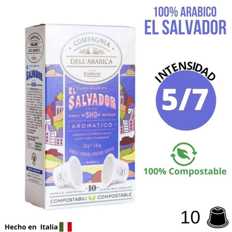 2X - Corsini El Salvador cápsulas compostables Nespresso