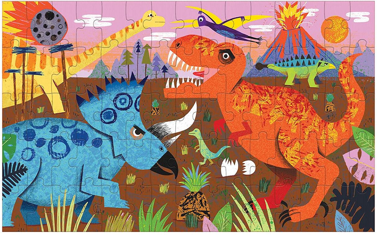 Puzzle 75Pcs Lenticular Rugido De Dinosaurio Mudpuppy
