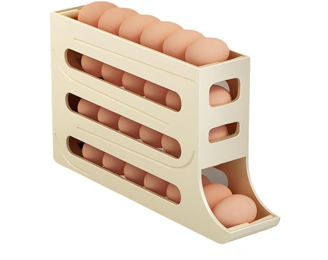 Dispensador de Huevos Pro con 4 Bases Perfecta para Organizar Huevos