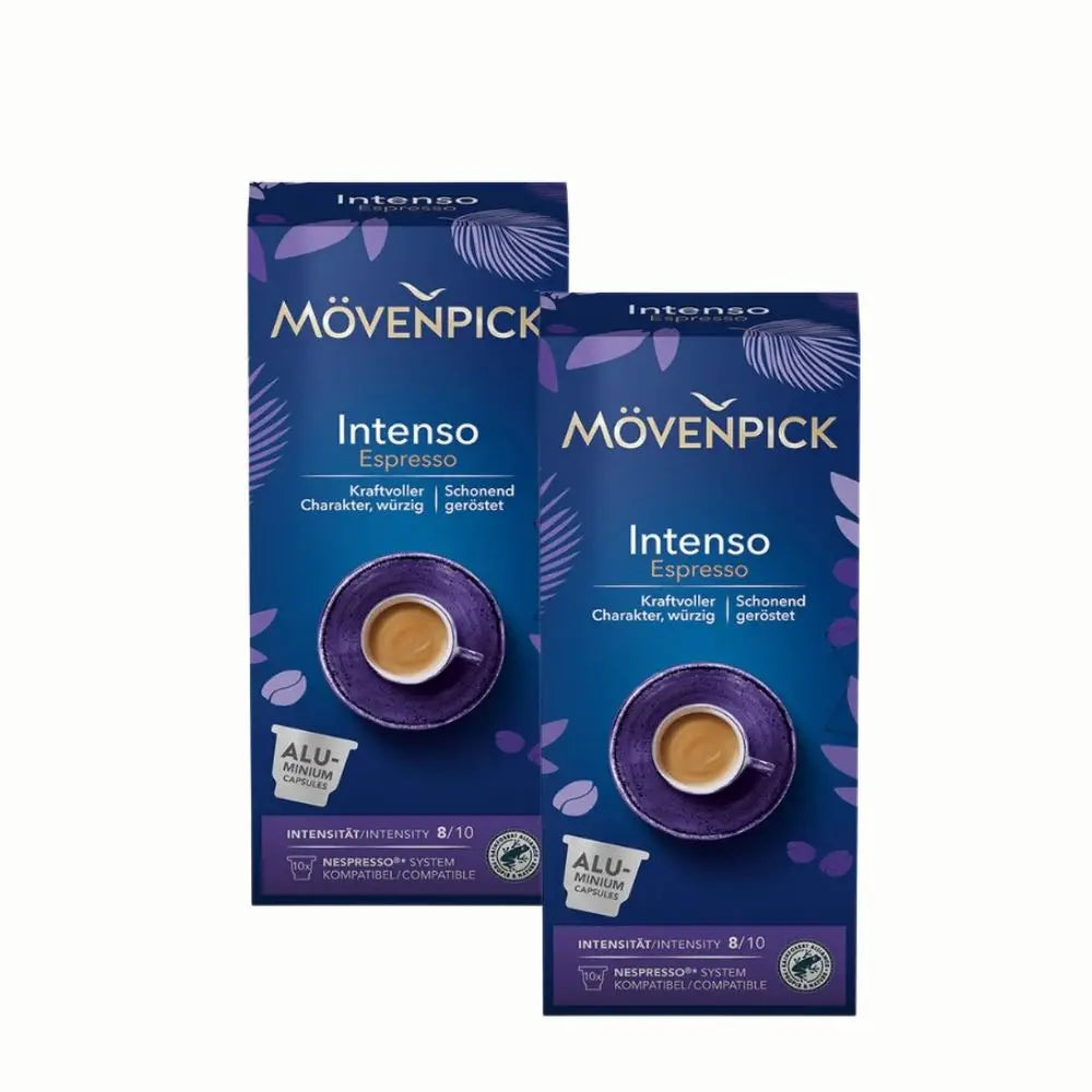 2X - Movenpick Intenso cápsulas para Nespresso®