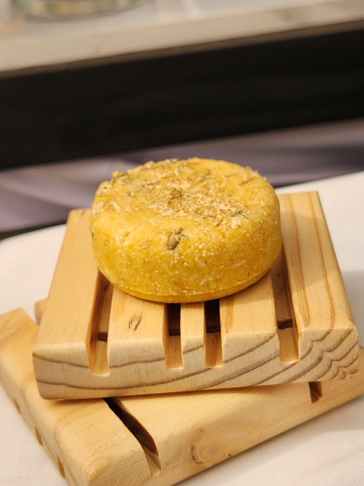 Jabonera de madera