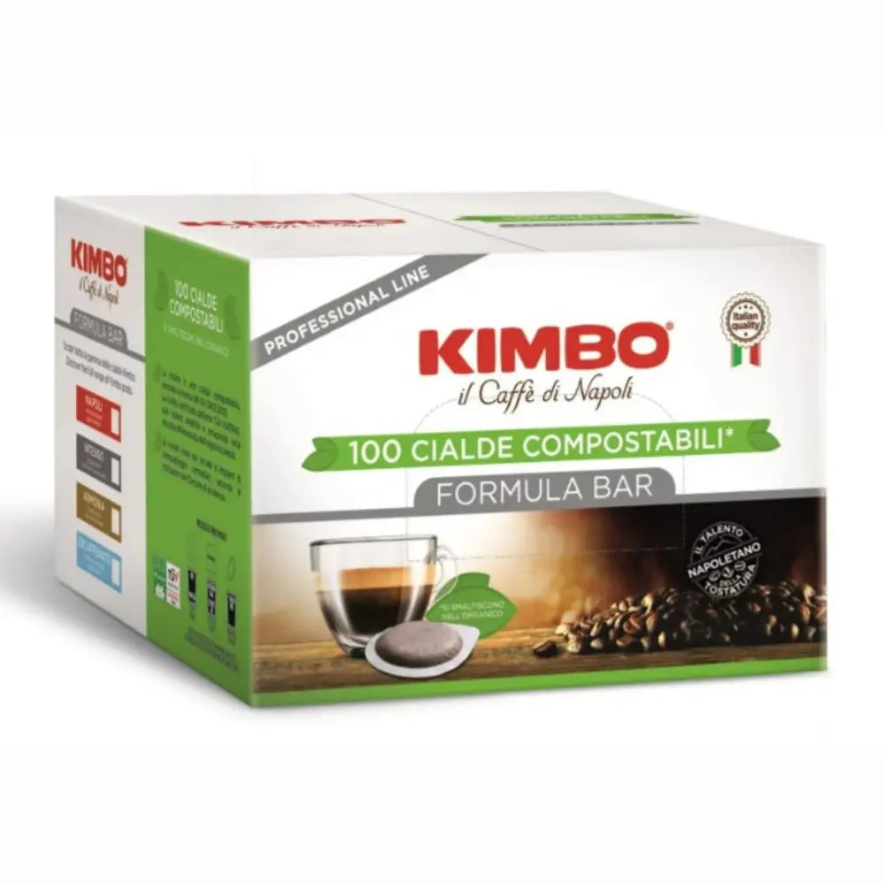Kimbo 100 Pods de café Napoli Compostables