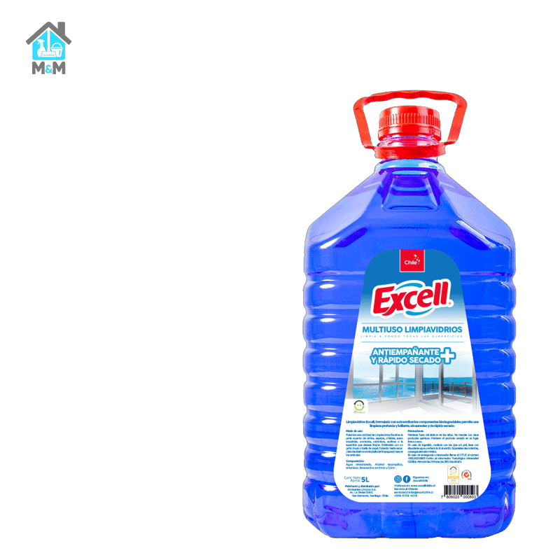 Limpiavidrios Multiuso - Excell - 5 Litros