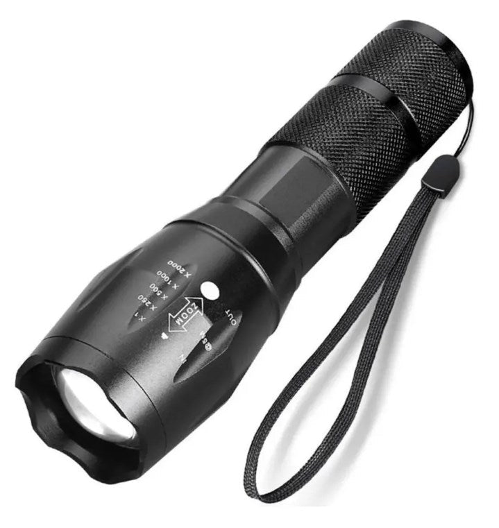 Linterna Recargable Led 10000 Lumen T6 Zoom 5 Modos