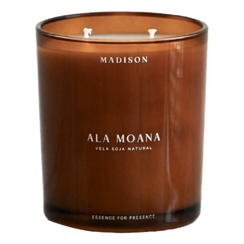 Vela Soja Natural 320 Grms Ámbar Ala Moana Madison