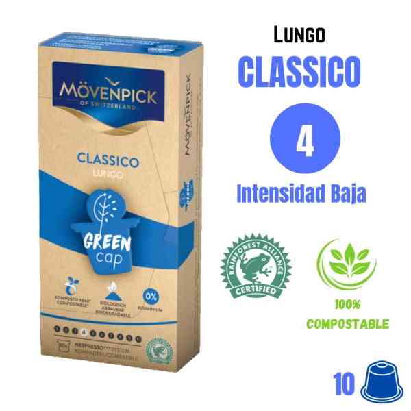 Movenpick Classico cápsulas compostables Nespresso®