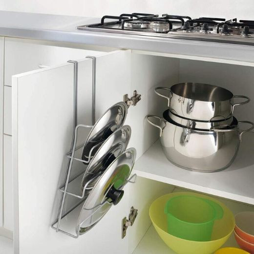 Organizador Colgante para Tapas de Ollas (grosor puerta 2,1cm) Metaltex®