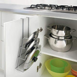 Organizador Colgante para Tapas de Ollas (grosor puerta 2,1cm) Metaltex®
