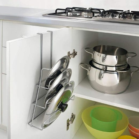 Organizador Colgante para Tapas de Ollas (grosor puerta 2,1cm) Metaltex®