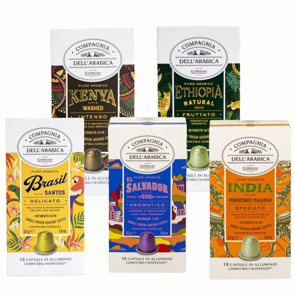 Pack Intenso Países del Café 50 Cápsulas Nespresso®
