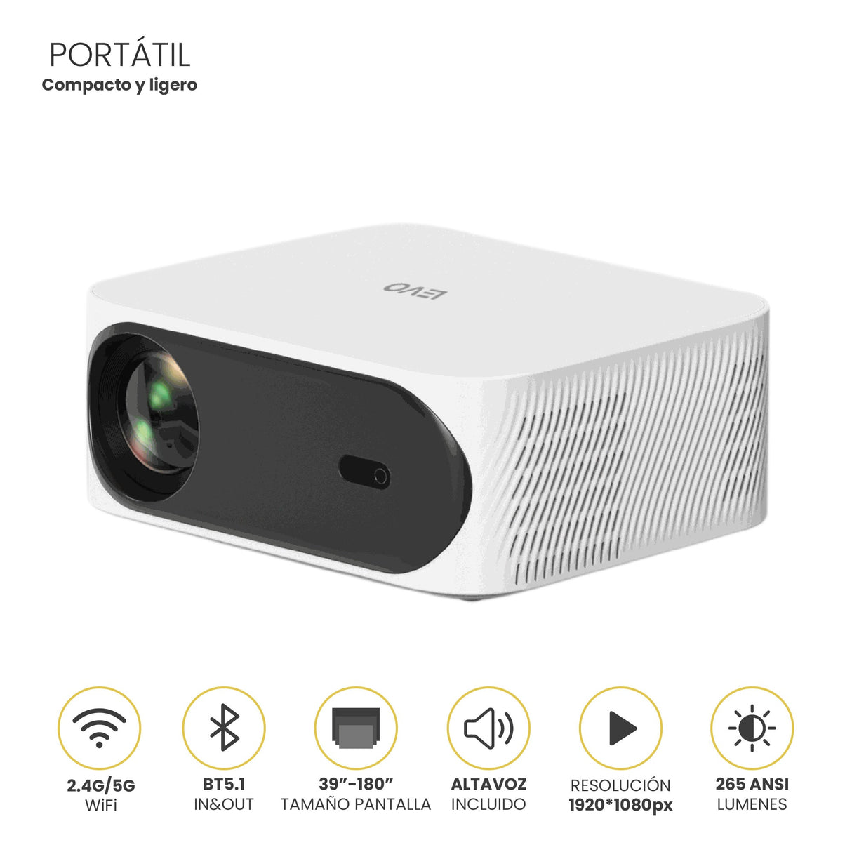 Proyector Portátil Orion FullHD LEVO