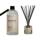 Difusor Transparente 250 ml+Refil 500 Ml Black Cedar Madison