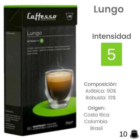 Pack Lungo Medio 60 Cápsulas Compatibles Nespresso®