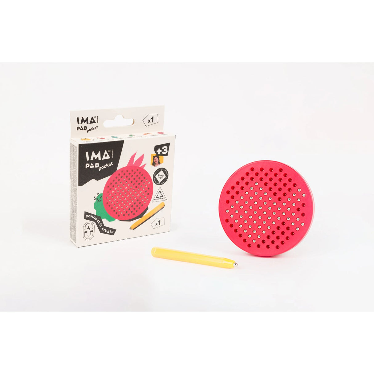 Pocket Imapad Juego Magnético Rojo