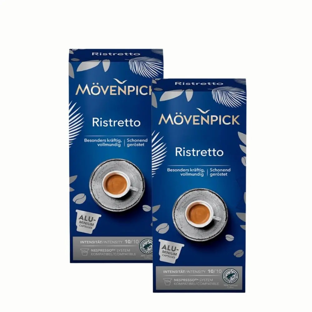 2X - Movenpick Ristretto cápsulas Nespresso®