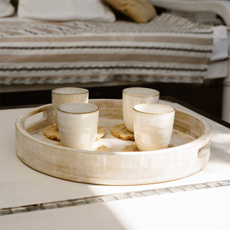 Set 4 Vasos Cerámica 270ml Siena Simplit