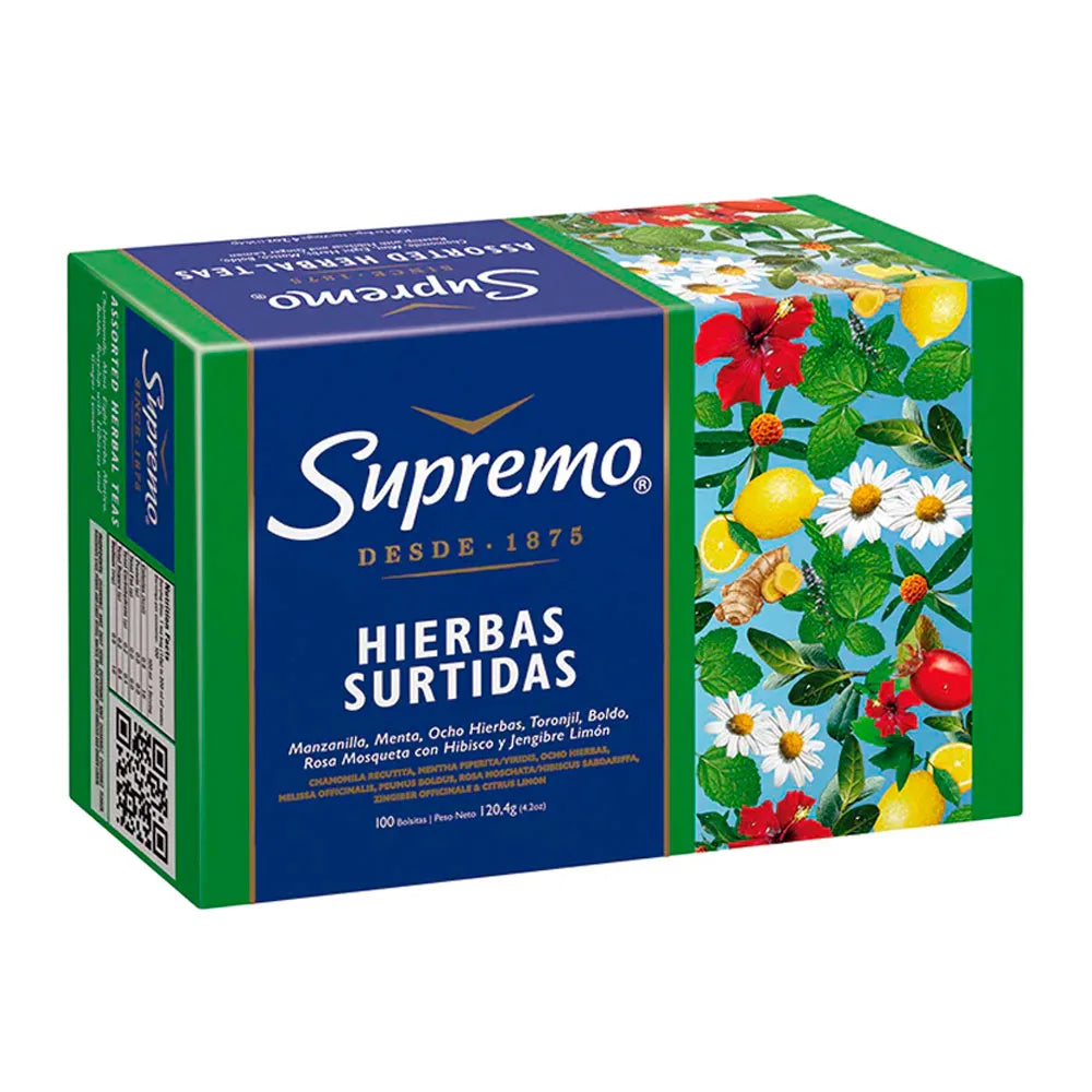 Te Supremo - Hierbas surtidas - 100 Uds.